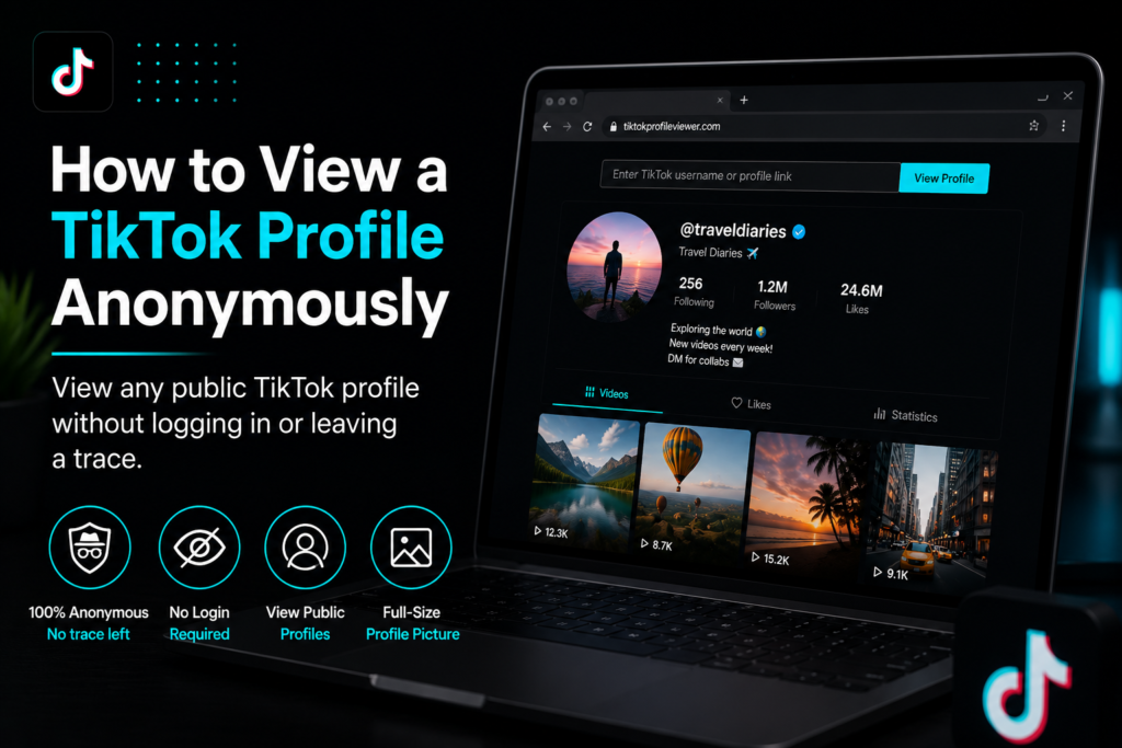 How to View a TikTok Profile Anonymously