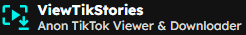 view tik stories logo