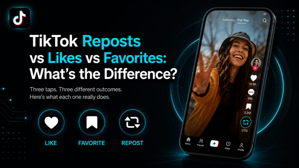 TikTok Reposts vs Likes vs Favorites What's the Difference